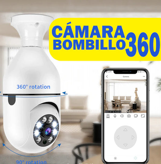 Foco Camara de Seguridad 360°