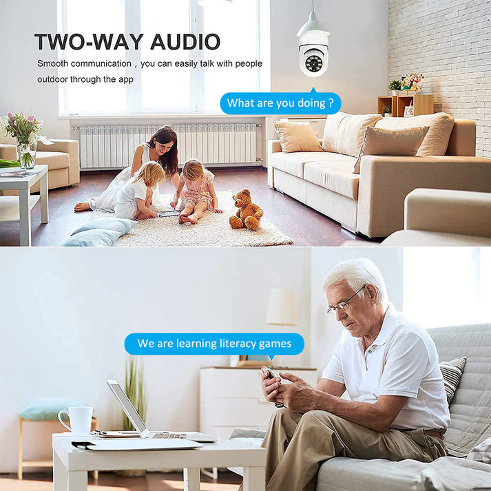Foco Camara de Seguridad 360°